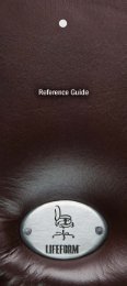 Reference Guide PDF - Lifeform Chairs