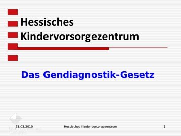 Hessisches Kindervorsorgezentrum - Screening Zentrum Hessen