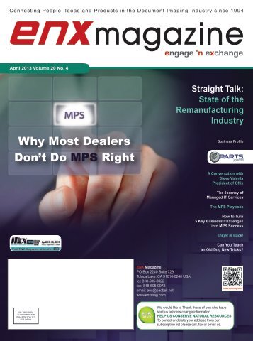 April 2013 Issue in PDF - ENX Magazine