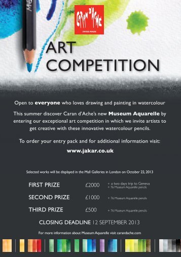 ART COMPETITION - Ken Bromley Art Supplies