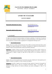 Livret du stagiaire