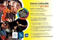 Saison Culturelle