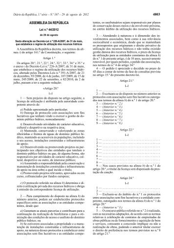 Lei n.º 44/2012 - Diário da República Electrónico