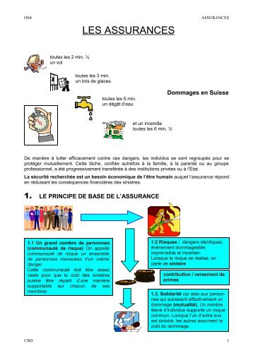 LES ASSURANCES