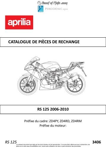RS 125 2006-2010 - Scoot et Moto