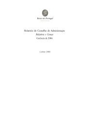 RelatÃ³rio Anual do banco de Portugal 2004