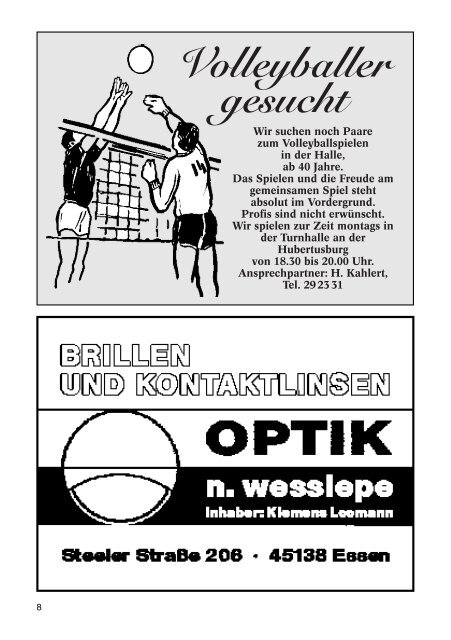 1/2008 - Essener Sportgemeinschaft 99/06 eV - ESG99/06 eV