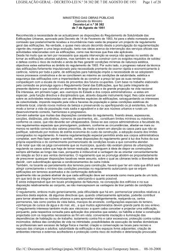 Decreto-Lei n.º 38382 de 7 de Agosto de 1951