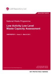 LA LLW Capacity Assessment â March 2013 - Low Level Waste ...