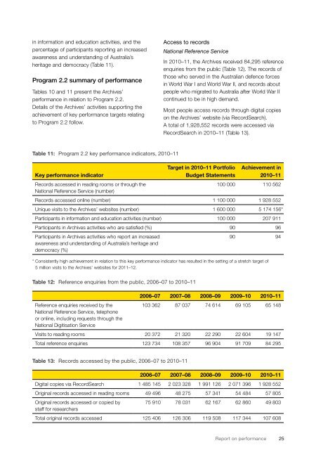 National Archives of Australia - Annual reports