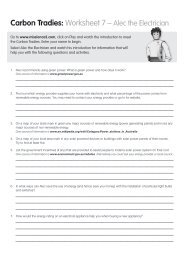 Worksheet 7 â Alec the Electrician - Savewater.com.au