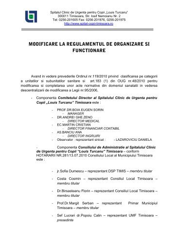 descarca - Spitalul Clinic de Urgenta pentru Copii Louis Turcanu ...