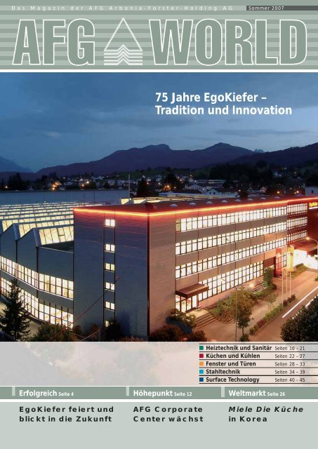 75 Jahre Egokiefer -; Tradition und Innovation