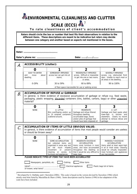 Guidelines for field staff to assist people living in ... - Housing NSW