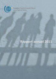 Rapport annuel 2011 - Institut de recherche et débat sur la ...