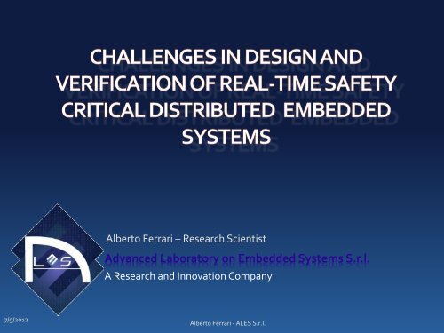 Advanced Laboratory on Embedded Systems S.r.l.