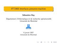 IFT2905 Interfaces personne-machine - igt.net