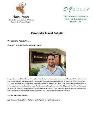 Cambodia Travel Bulletin - Hanuman