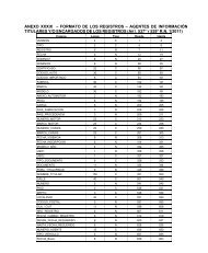 228 ANEXO XXXIX â FORMATO DE LOS REGISTROS ... - Trivia