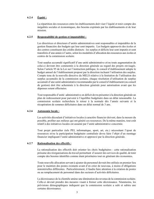 Service - Commission scolaire de la Capitale