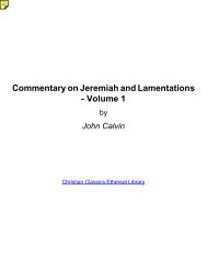 Commentary on Jeremiah and Lamentations ... - DotRose.com