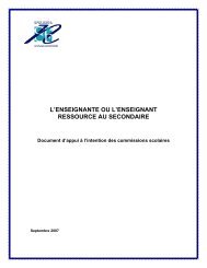 Guide des enseignants-ressources - Commission scolaire Pays des ...