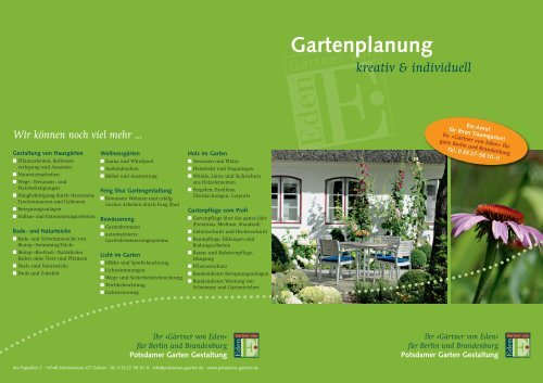 Gartenplanung Gartner Von Eden Berlin