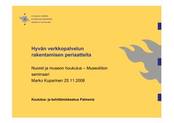 MikÃ¤ on verkkopalvelu?