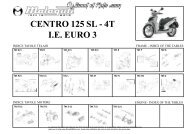 TAV. CENTRO 125 SL / 4T - IE Euro 3 - Scoot et Moto