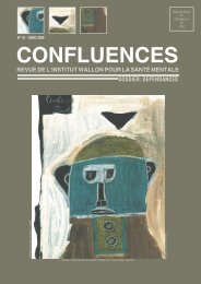 Ouvrir le Confluence 19 en pdf - Institut wallon pour la santÃ© mentale ...