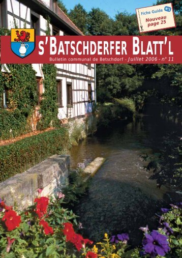 Juillet 2006 - n° 11 - Betschdorf