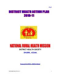 Action P1ain Dhubri 2010-11 - RRC-NE