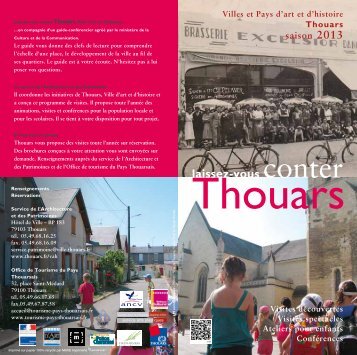 le programme "Laissez-vous conter Thouars" - Villes et Pays d'art et ...