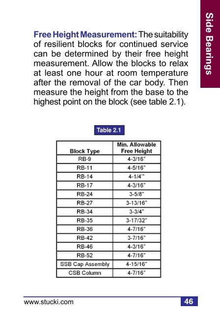 Product Guide - A. Stucki Company