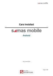 Cara Instalasi Simas Mobile untuk Android - Sinarmas Sekuritas, PT.