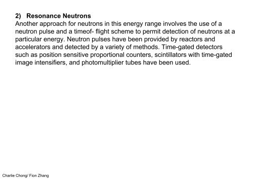 Understanding Neutron Radiography