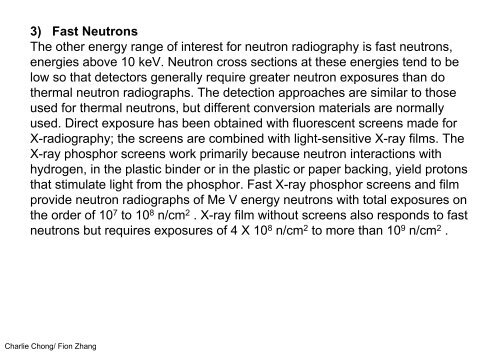 Understanding Neutron Radiography