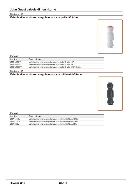 Depuratori Acqua Catalogo Sinergroup 18 Luglio 2015