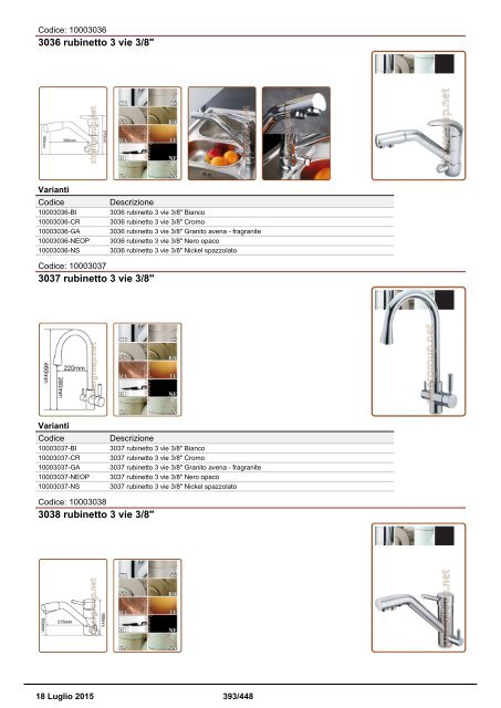 Depuratori Acqua Catalogo Sinergroup 18 Luglio 2015