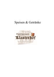 Speisen & Getränke