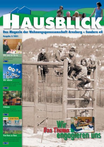 Hausblick 02 01 - Arnsberger Wohnungsbaugenossenschaft eG