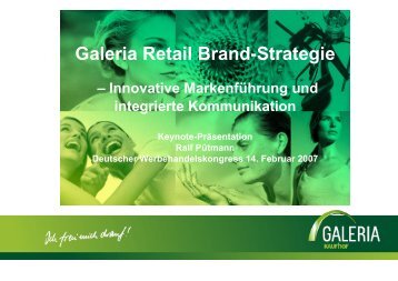 Galeria Retail Brand-Strategie