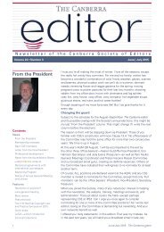 The Canberra editor June-July 2015