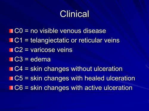 Venous Disease