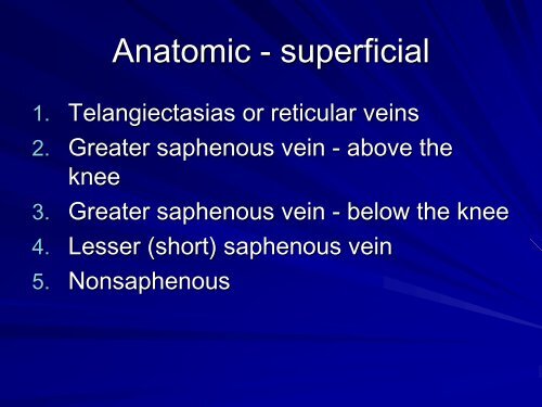 Venous Disease