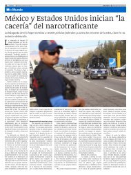 México y Estados Unidos inician “la cacería” del narcotraficante