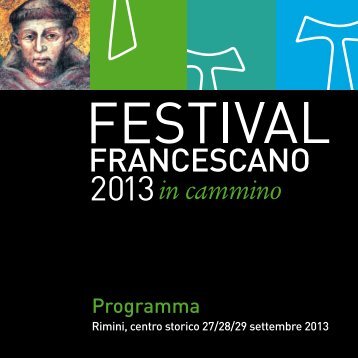 il programma del Festival - Fondazione Cassa di Risparmio di Rimini