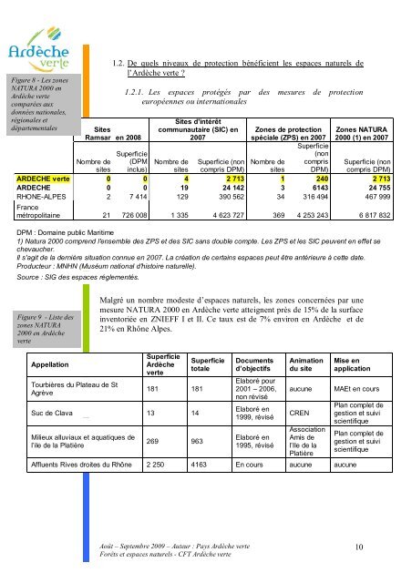 ForÃªts et espaces naturels en AV - Syndicat Mixte de l'ArdÃ¨che Verte