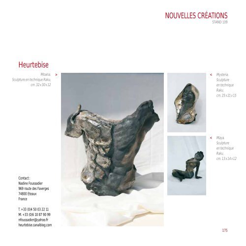 NOUVELLES CRÃATIONS - Montreux Art Gallery