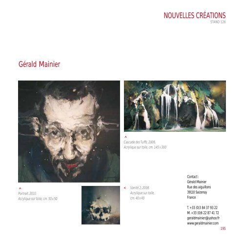 NOUVELLES CRÃATIONS - Montreux Art Gallery